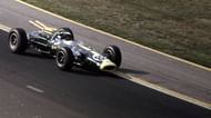 Jim Clark driving at the 1965 Indy 500